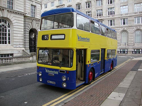 124 at Georges Dock Way in Liverpool City Centre waiting for the 12.12 departure time to Liverpool South Parkway