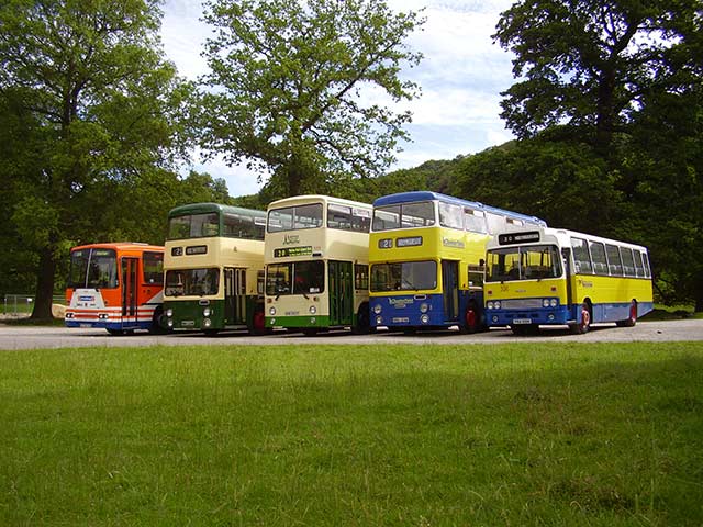 123 Group vehicles at Chatsworth